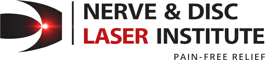 Laser therapy device used for nerve and disc pain relief at Nerve & Disc Institute.